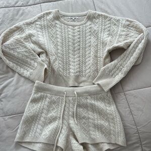 Reformation cable knit set